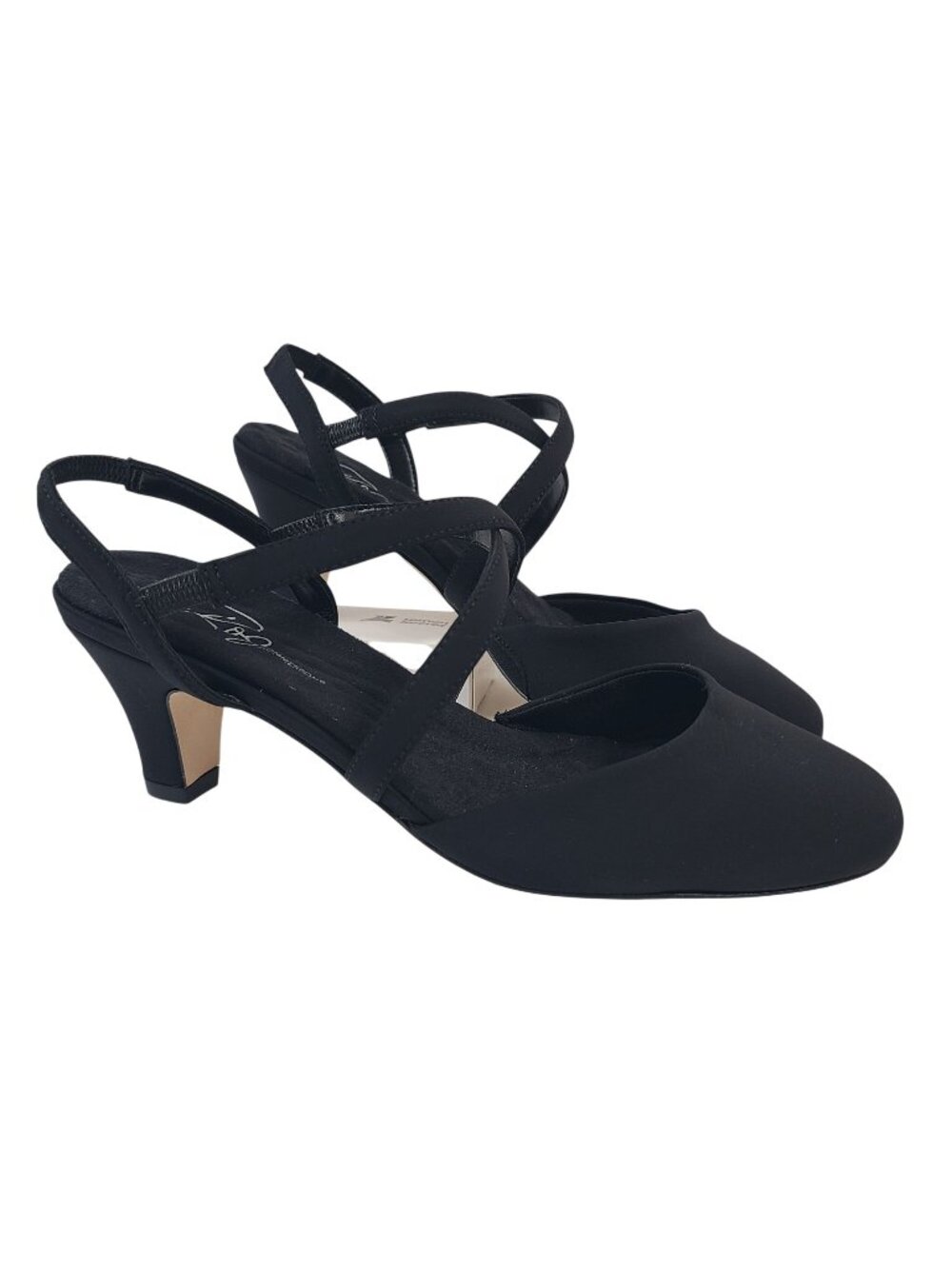 NEW Ros Hommerson Caliente Black Strappy Heeled 2.5" Dress Shoes Sz 9